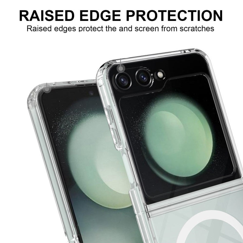 Capa MagSafe para Samsung Galaxy Z Flip7 FE F761 / Z Flip6 F741, Techsuit, Pro, Transparente