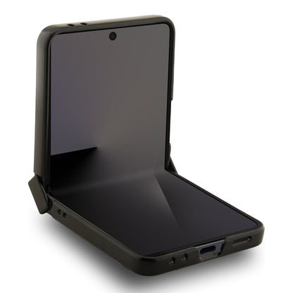 Capa MagSafe para Samsung Galaxy Z Flip7 F766, Karl Lagerfeld, Karl & Choupette Pins, Preta