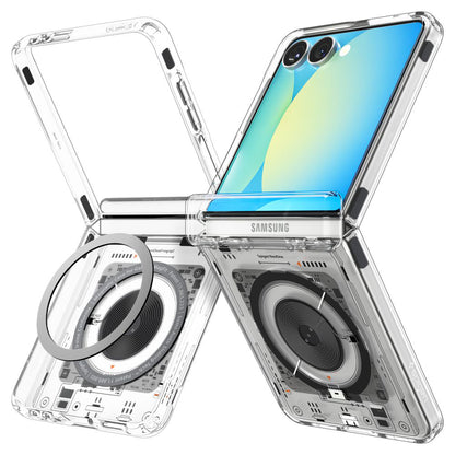 Capa MagSafe para Samsung Galaxy Z Flip7 F766, Spigen, Ultra Hybrid Pro Neo One, Transparente ACS09560