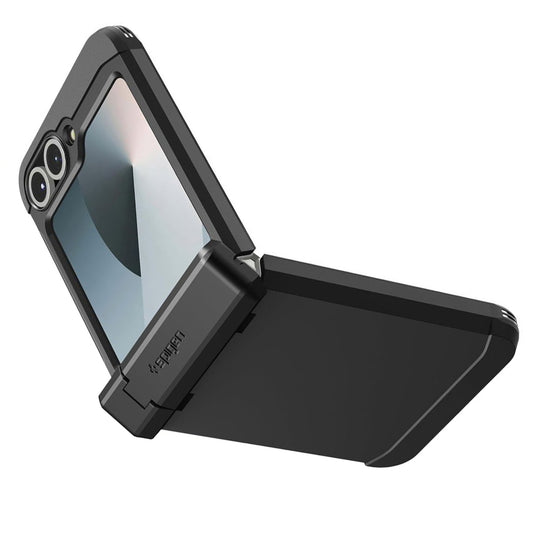 Capa MagSafe para Samsung Galaxy Z Flip7 FE F761 / Z Flip6 F741, Spigen, Tough Armor Pro, Preta ACS09807