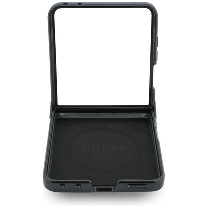 Capa MagSafe para Samsung Galaxy Z Flip8 F776, Guess, 4G Leather Classic, Castanha