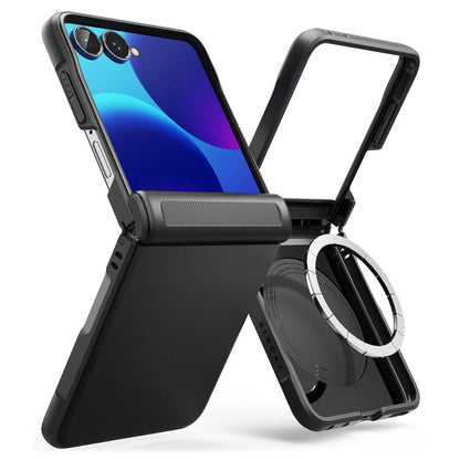 Capa MagSafe para Samsung Galaxy Z Flip8 F776, Ringke, Onyx Flap, Preta