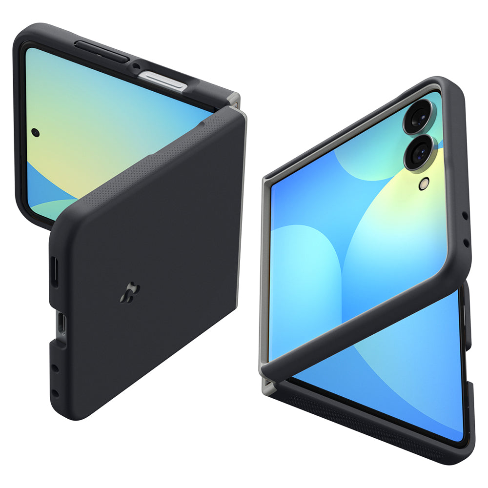 Capa MagSafe para Samsung Galaxy Z Flip8 F776, Spigen, Caseology Nano Pop, Preta ACS11523