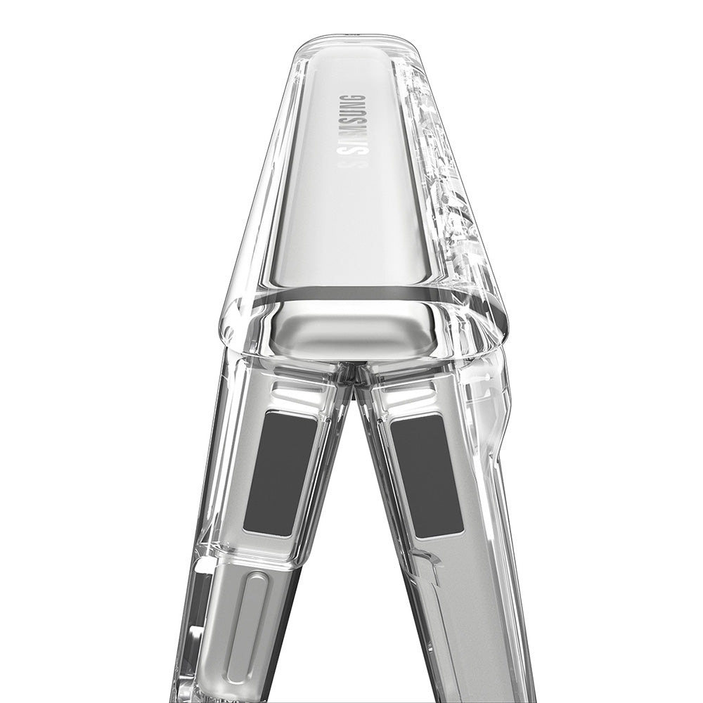 Capa MagSafe para Samsung Galaxy Z Flip8 F776, Spigen, Ultra Hybrid Pro, Transparente Branca ACS11524