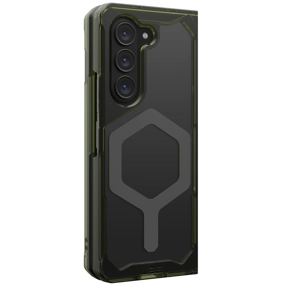 Capa MagSafe para Samsung Galaxy Z Fold5 F946, Urban Armor Gear, Plyo Pro, Verde Cinzento