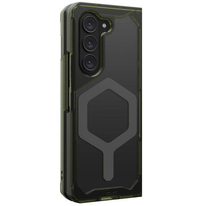 Capa MagSafe para Samsung Galaxy Z Fold5 F946, Urban Armor Gear, Plyo Pro, Verde Cinzento