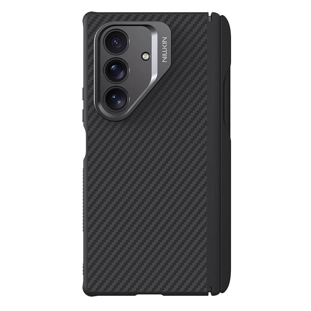 Capa MagSafe para Samsung Galaxy Z Fold7 F966, Nillkin, CarboProp com Recorte para Câmara e Suporte para S-Pen, Preta