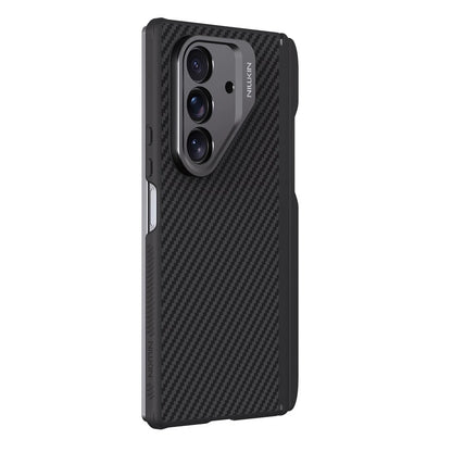 Capa MagSafe para Samsung Galaxy Z Fold7 F966, Nillkin, CarboProp com Recorte para Câmara e Suporte para S-Pen, Preta