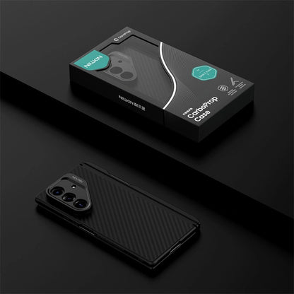 Capa MagSafe para Samsung Galaxy Z Fold7 F966, Nillkin, CarboProp com Recorte para Câmara e Suporte para S-Pen, Preta