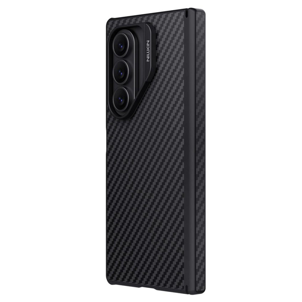 Capa MagSafe para Samsung Galaxy Z Fold7 F966, Nillkin, Synthetic Fiber Pro, Preta