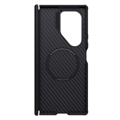 Capa MagSafe para Samsung Galaxy Z Fold7 F966, Nillkin, Synthetic Fiber Pro, Preta