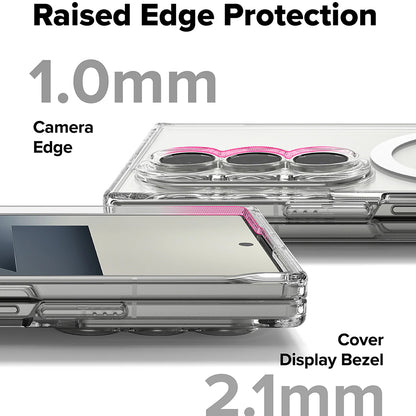Capa MagSafe para Samsung Galaxy Z Fold7 F966, Ringke, Fusion, Transparente