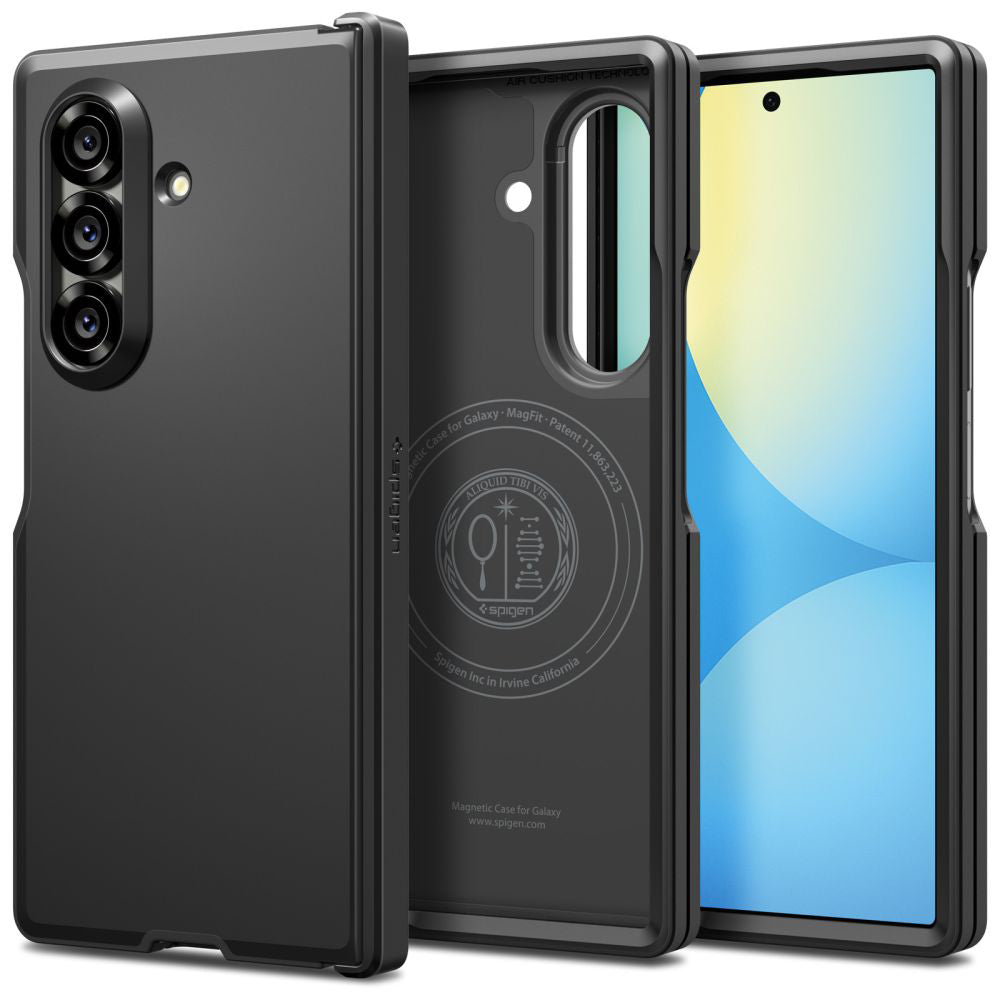 Capa MagSafe para Samsung Galaxy Z Fold7 F966, Spigen, Tough Armor Pro, Preta ACS09549