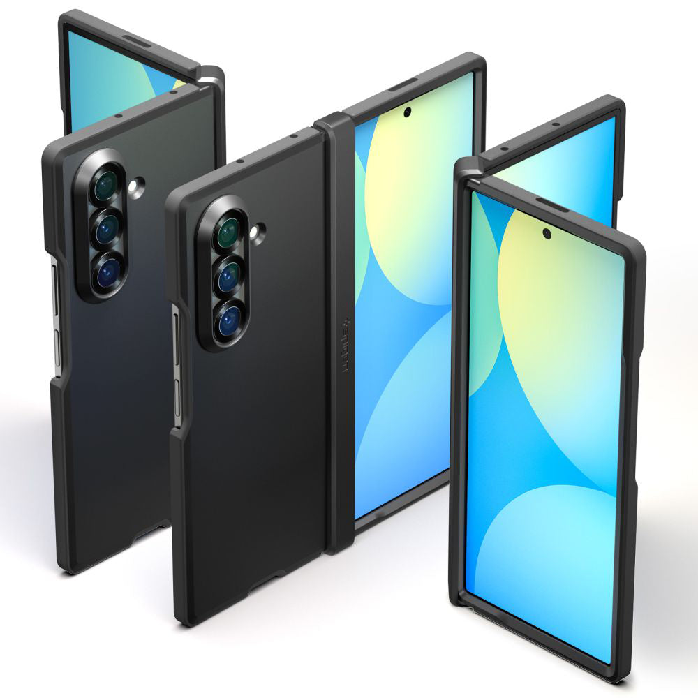 Capa MagSafe para Samsung Galaxy Z Fold7 F966, Spigen, Tough Armor Pro, Preta ACS09549