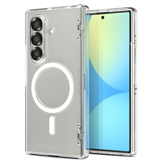 Capa MagSafe para Samsung Galaxy Z Fold7 F966, Spigen, Ultra Hybrid Pro, Transparente
