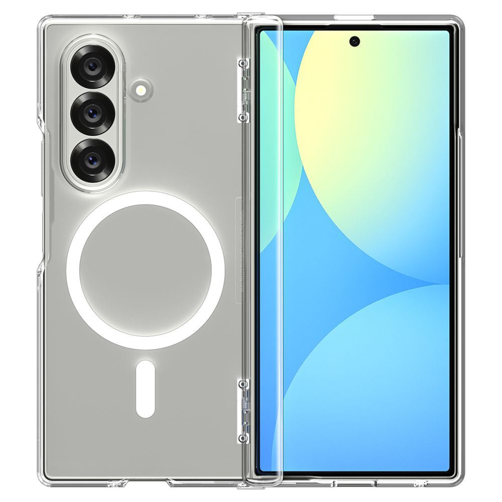 Capa MagSafe para Samsung Galaxy Z Fold7 F966, Spigen, Ultra Hybrid Pro, Transparente