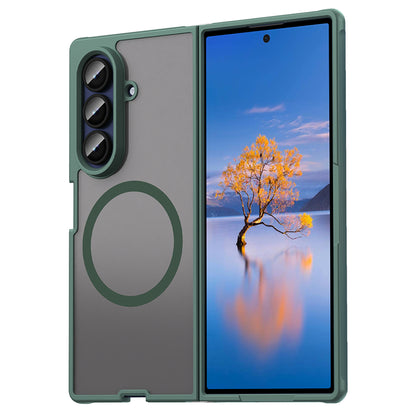 Capa MagSafe para Samsung Galaxy Z Fold7 F966, Techsuit, HaloFrost II, Verde