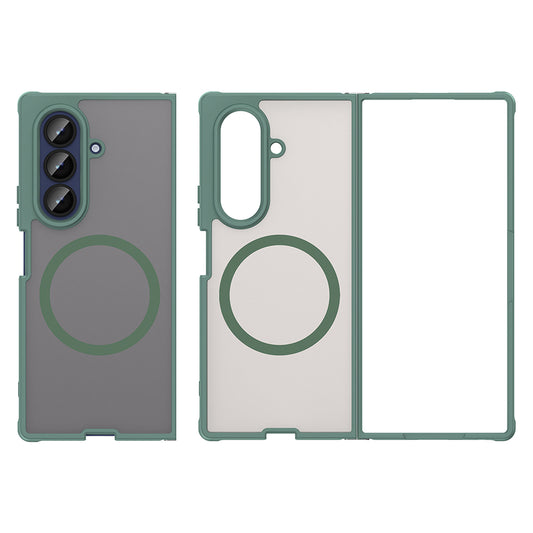 Capa MagSafe para Samsung Galaxy Z Fold7 F966, Techsuit, HaloFrost II, Verde