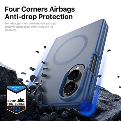 Capa MagSafe para Samsung Galaxy Z Fold8 F971, DUX DUCIS, Yind, Cinzenta