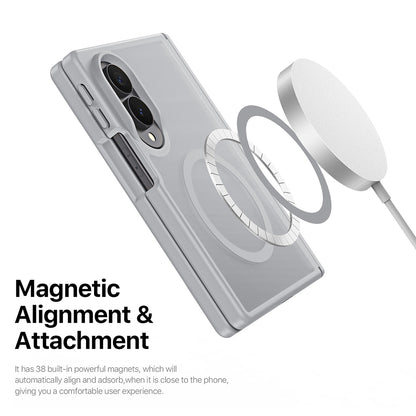 Capa MagSafe para Samsung Galaxy Z Fold8 F971, DUX DUCIS, Yind, Cinzenta