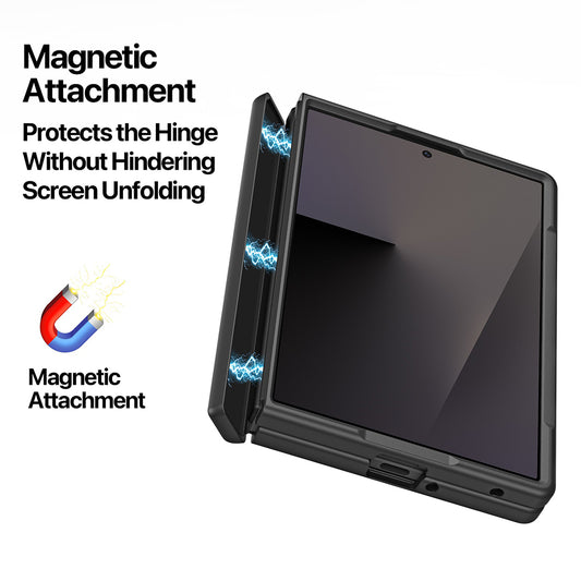 Capa MagSafe para Samsung Galaxy Z Fold8 F971, DUX DUCIS, Yind, Preta
