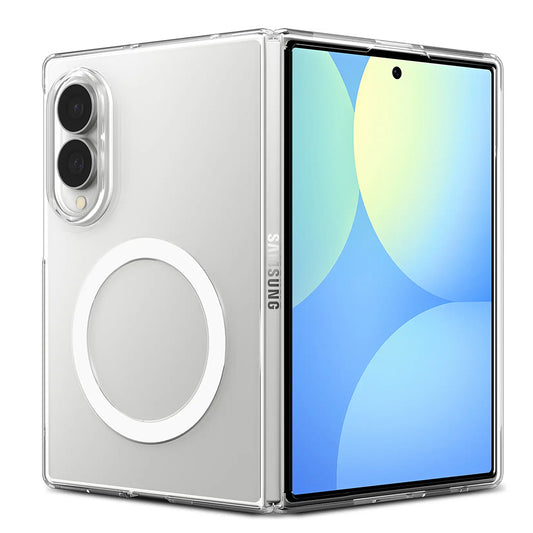 Capa MagSafe para Samsung Galaxy Z Fold8 F971, Spigen, Air Skin, Transparente Branca ACS11952