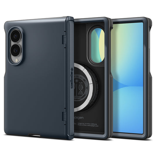 Capa MagSafe para Samsung Galaxy Z Fold8 F971, Spigen, Slim Armor Pro, Azul ACS11951