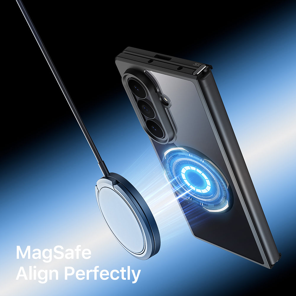 Capa MagSafe para Samsung Galaxy Z Fold8 Ultra F976, DUX DUCIS, Aimo, Preta