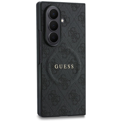 Capa MagSafe para Samsung Galaxy Z Fold8 Ultra F976, Guess, 4G Leather Classic, Preta