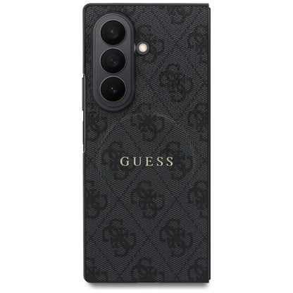 Capa MagSafe para Samsung Galaxy Z Fold8 Ultra F976, Guess, 4G Leather Classic, Preta