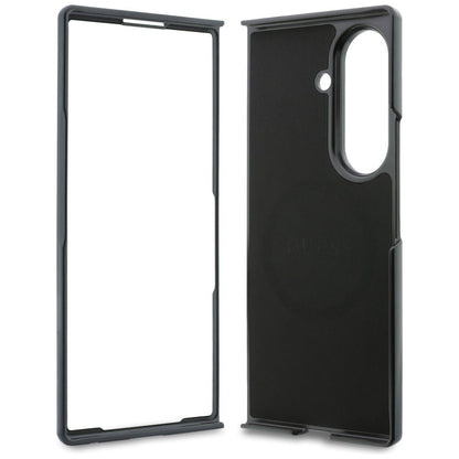 Capa MagSafe para Samsung Galaxy Z Fold8 Ultra F976, Guess, 4G Leather Classic, Preta