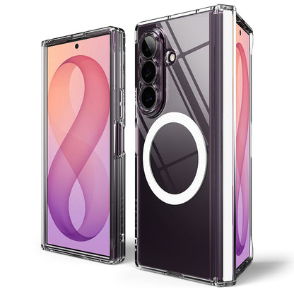 Capa MagSafe para Samsung Galaxy Z Fold8 Ultra F976, Ringke, Fusion Flap, Transparente
