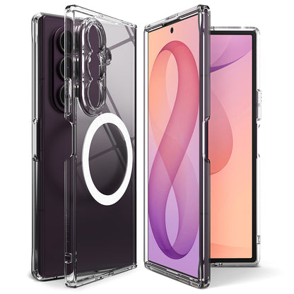 Capa MagSafe para Samsung Galaxy Z Fold8 Ultra F976, Ringke, Fusion, Transparente