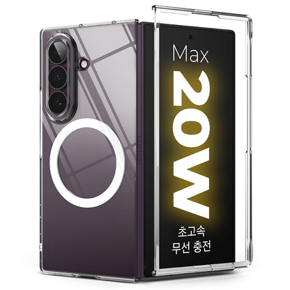 Capa MagSafe para Samsung Galaxy Z Fold8 Ultra F976, Ringke, Slim, Transparente