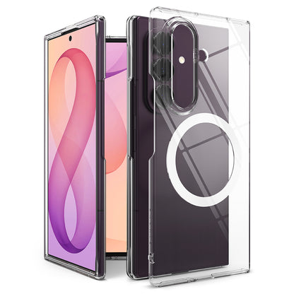 Capa MagSafe para Samsung Galaxy Z Fold8 Ultra F976, Ringke, Slim, Transparente
