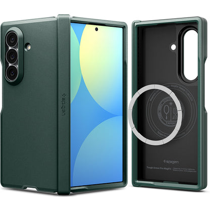 Capa MagSafe para Samsung Galaxy Z Fold8 Ultra F976, Spigen, Tough Armor Pro, Verde ACS11851