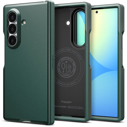 Capa MagSafe para Samsung Galaxy Z Fold8 Ultra F976, Spigen, Tough Armor Pro, Verde ACS11851