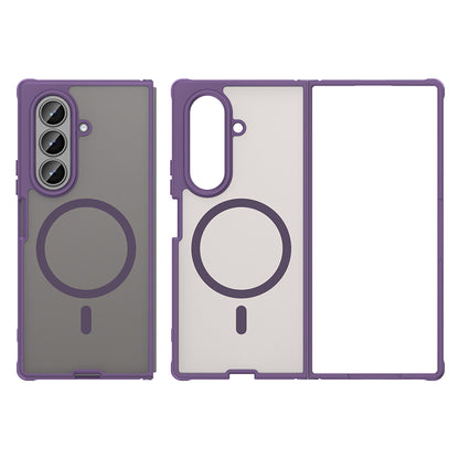 Capa MagSafe para Samsung Galaxy Z Fold8 Ultra F976, Techsuit, HaloFrost II, Roxa