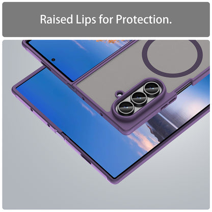 Capa MagSafe para Samsung Galaxy Z Fold8 Ultra F976, Techsuit, HaloFrost II, Roxa