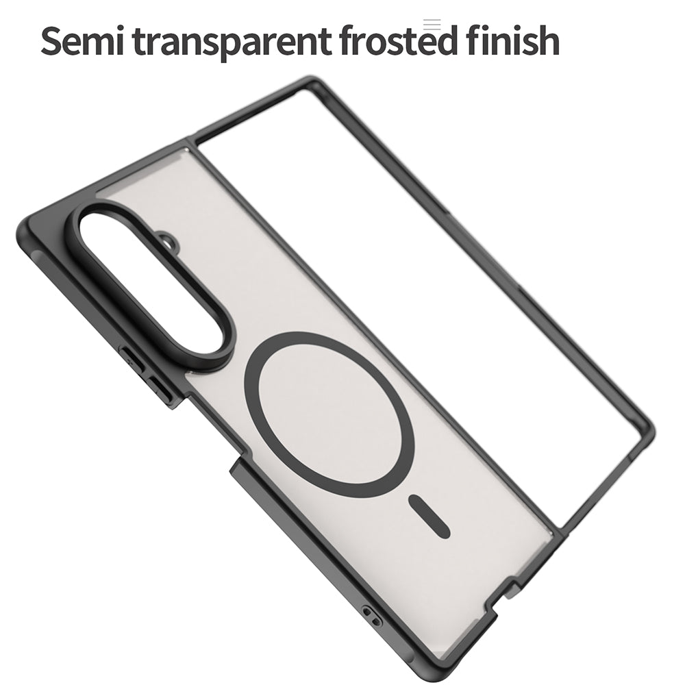 Capa MagSafe para Samsung Galaxy Z Fold8 Ultra F976, Techsuit, HaloFrost II, Preta