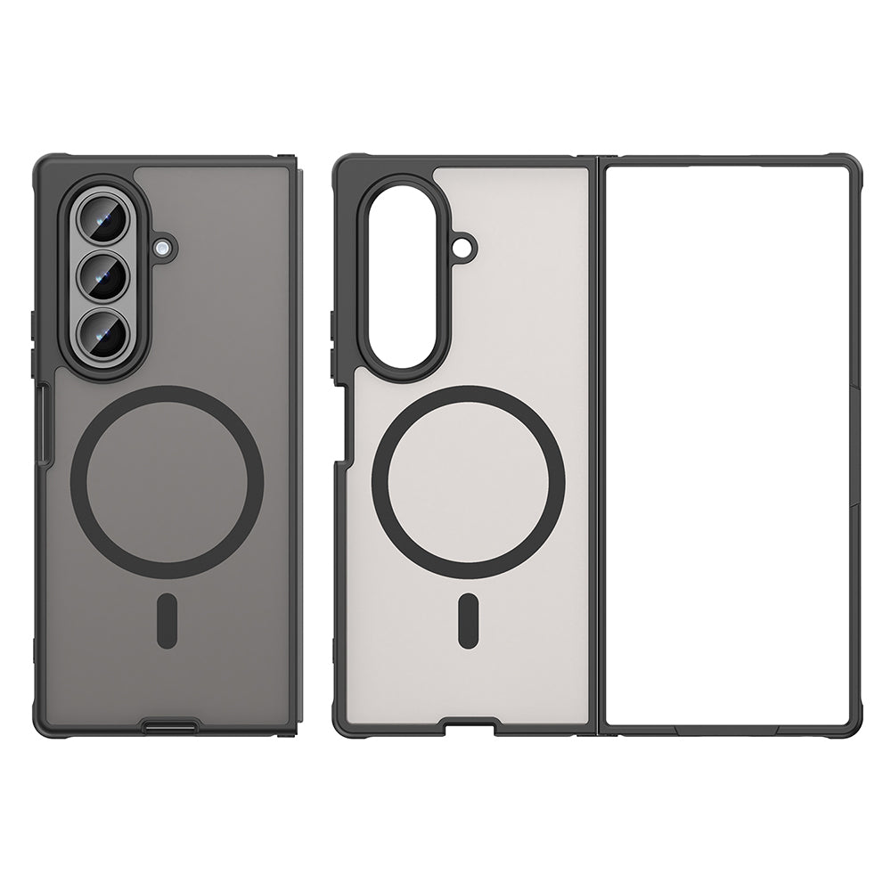 Capa MagSafe para Samsung Galaxy Z Fold8 Ultra F976, Techsuit, HaloFrost II, Preta