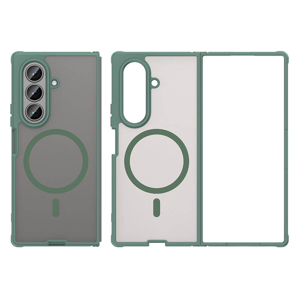 Capa MagSafe para Samsung Galaxy Z Fold8 Ultra F976, Techsuit, HaloFrost II, Verde