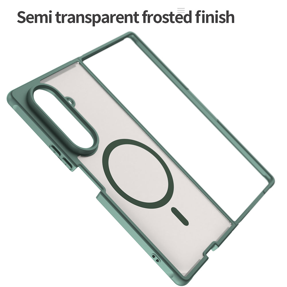 Capa MagSafe para Samsung Galaxy Z Fold8 Ultra F976, Techsuit, HaloFrost II, Verde