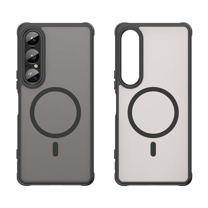 Capa MagSafe para Sony Xperia 1 VII, Techsuit, HaloFrost II, Preta