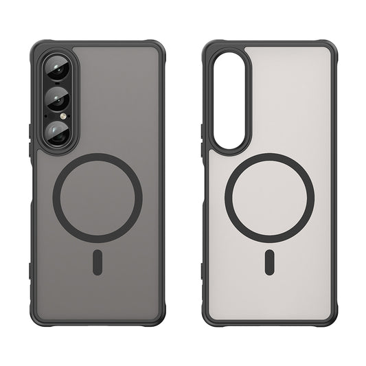 Capa MagSafe para Sony Xperia 1 VII, Techsuit, HaloFrost II, Preta