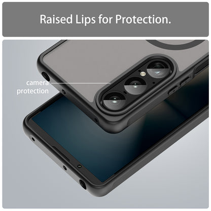 Capa MagSafe para Sony Xperia 1 VII, Techsuit, HaloFrost II, Preta
