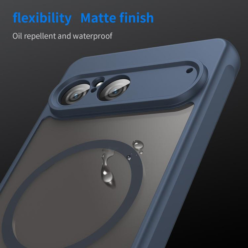 Capa MagSafe para Sony Xperia 10 VII, Techsuit, HaloFrost II, Azul-marinho