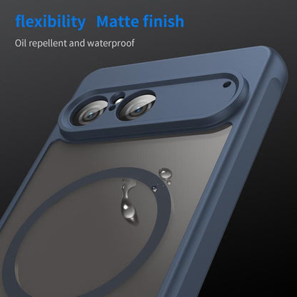 Capa MagSafe para Sony Xperia 10 VII, Techsuit, HaloFrost II, Azul-marinho