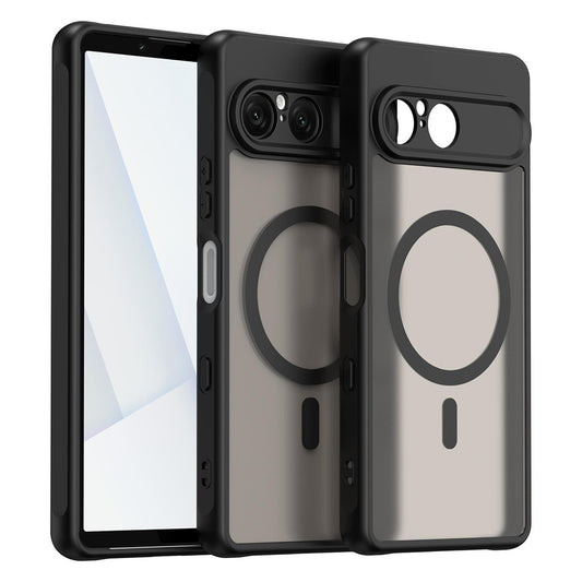 Capa MagSafe para Sony Xperia 10 VIII, Techsuit, HaloFrost II, Preta