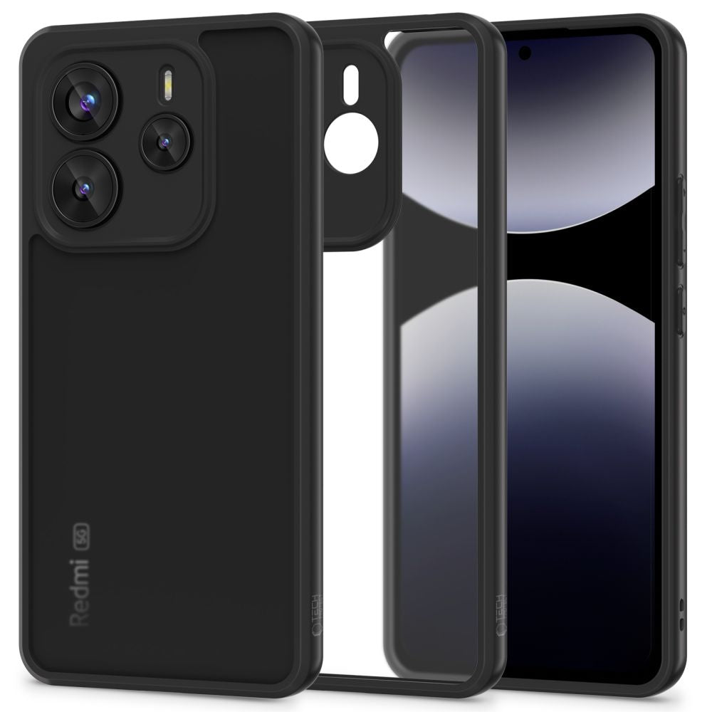 Case for Xiaomi Redmi Note 14 5G, Tech-Protect, Magmat, Black